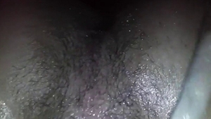 German masturbating with huge dildo