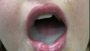 Cum in mouth accompanied by Georgia Southe