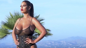 Raw hard ramming escorted by Bibi Black and chubby Bridgette B