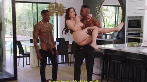 Blacked.com: Valentina Nappi enjoys greatly threesome